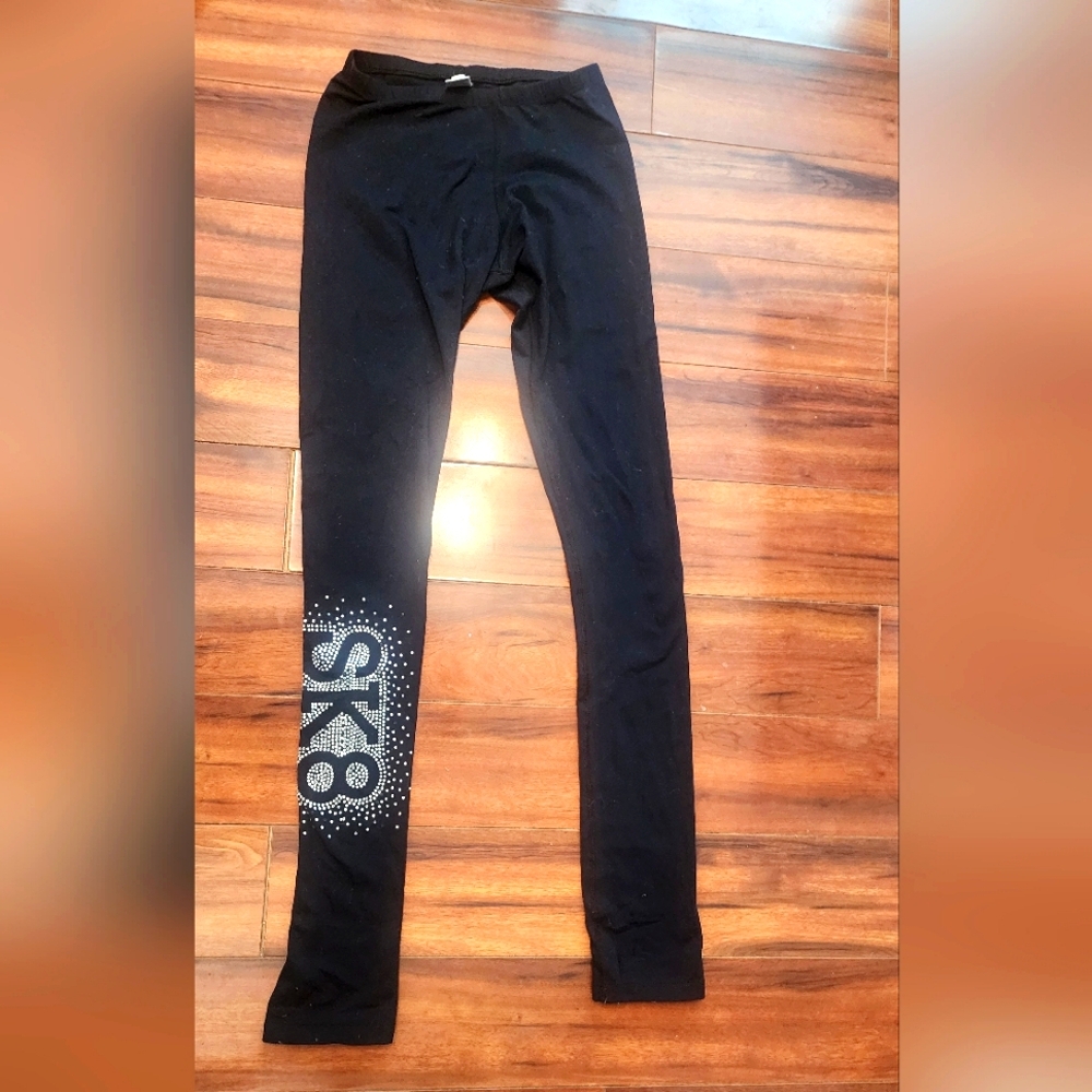 Rhinestone Figure Skating pants adult extra small by Elite Xpression